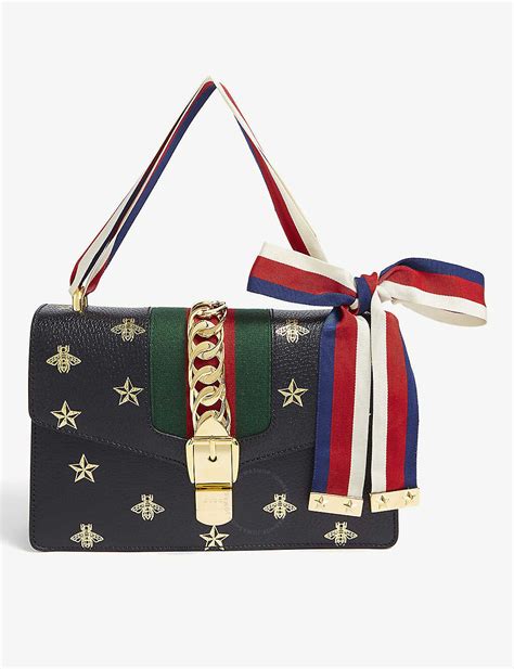 gucci sylvie bee star small shoulder bag|Gucci handbags.